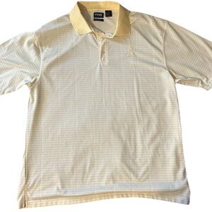 Ping Yellow striped Polo